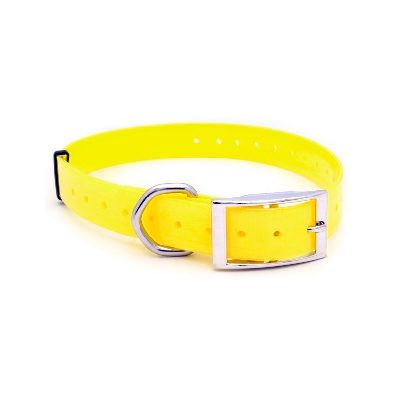 Imagem de Coleira de Poliuretano 25 mm Amarelo fosfo