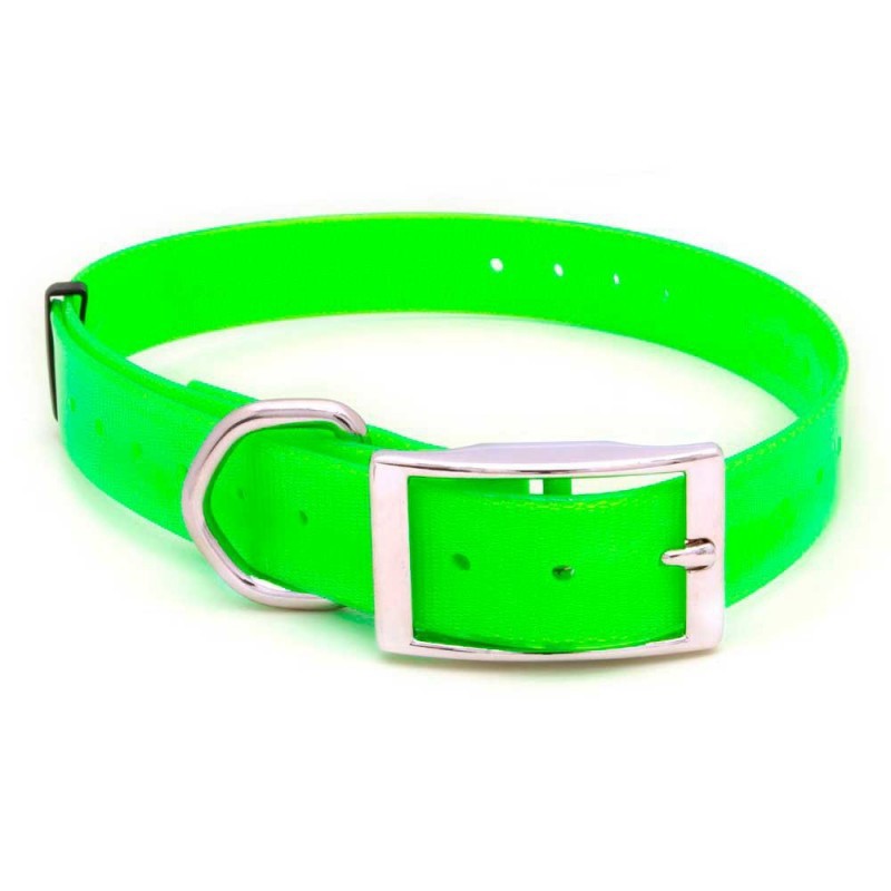 Imagem de Coleira de Poliuretano 25 mm Verde fosfo