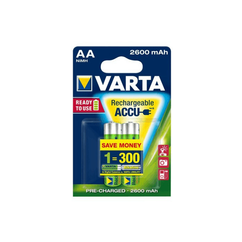 Imagem de Pilhas Varta AA recarreg&aacute;vel 2600mAh
