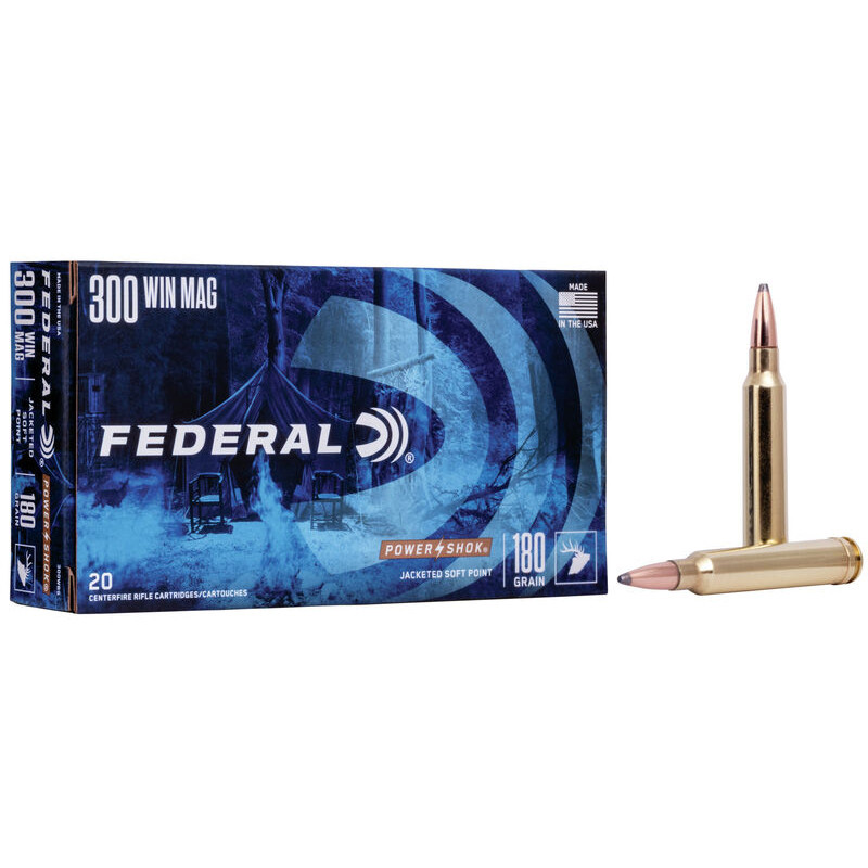 Imagem de Muni&ccedil;&otilde;es Federal Cal300wm 180grs SP Power Shock
