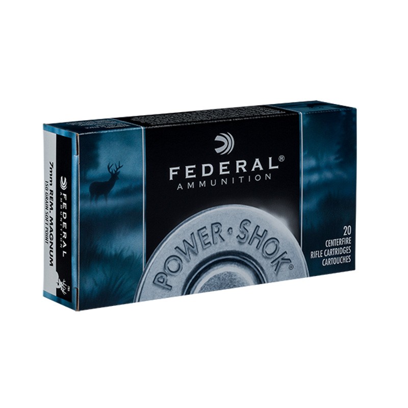 Imagem de Muni&ccedil;&otilde;es Federal Cal7mmRM 175grs SP Power Shock