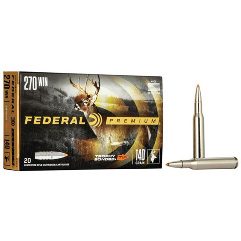 Imagem de Muni&ccedil;&otilde;es Federal Cal270win140gr Trophy Bonded Tip