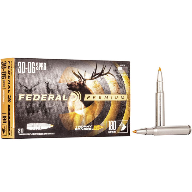 Imagem de Muni&ccedil;&otilde;es Federal Cal.30.06SPRG 180gr Trophy Bonded