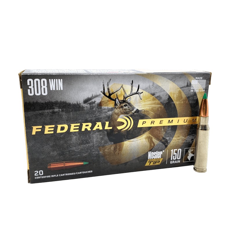 Imagem de Muni&ccedil;&otilde;es Federal Cal 308win 150grs Ballistic Tip