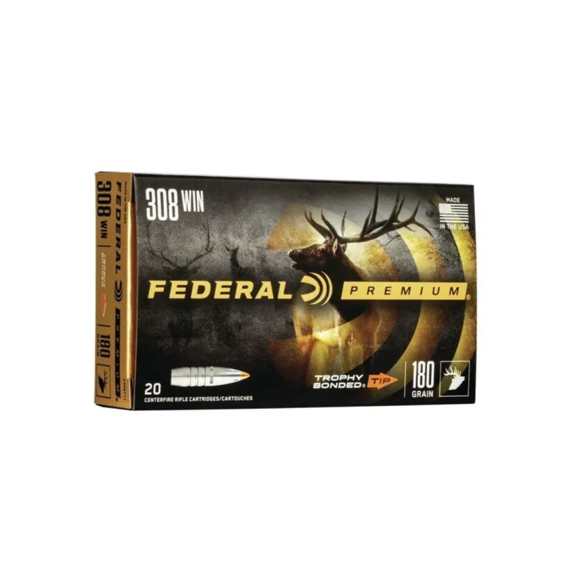 Imagem de Muni&ccedil;&otilde;es Federal Cal.308WIN 180gr Trophy Bonded