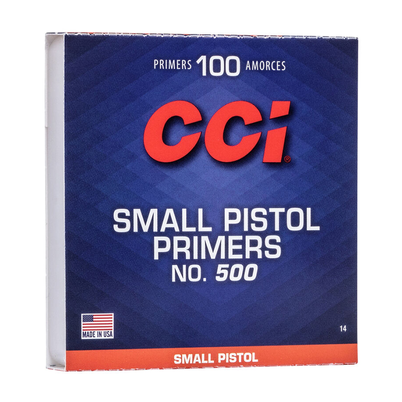Imagem de Fulminantes Cx.100 CCI 500 Std Small Pistol Primer