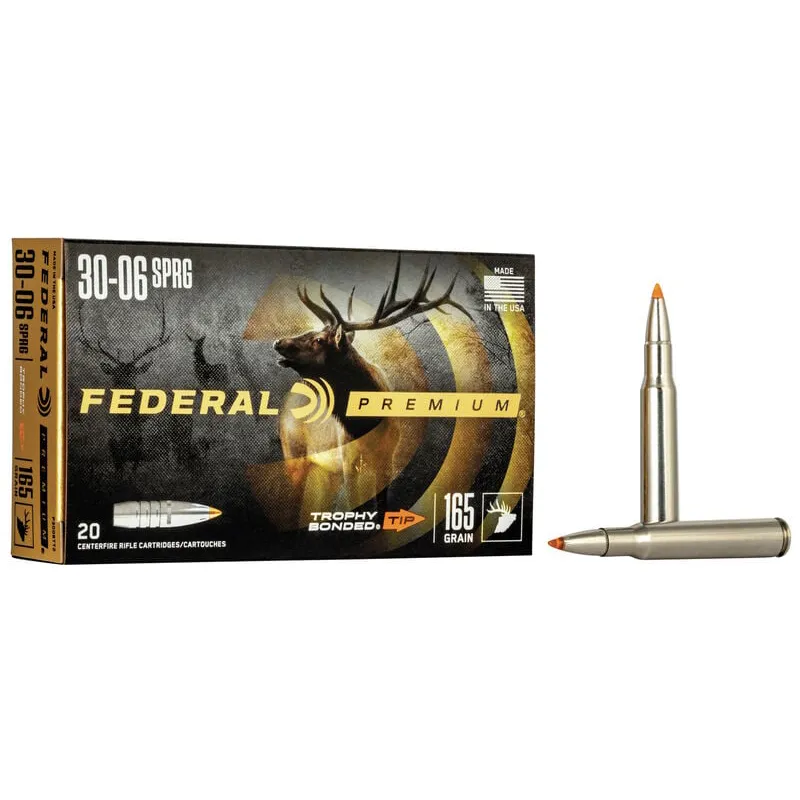 Imagem de Muni&ccedil;&otilde;es Federal Cal.30.06SPRG 165gr Trophy Bonded