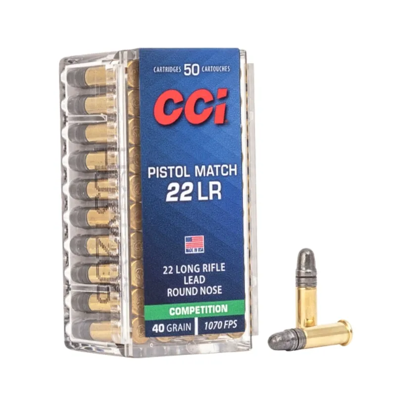 Imagem de Muni&ccedil;&otilde;es CCI 22LR Pistol Match 40grs LRN