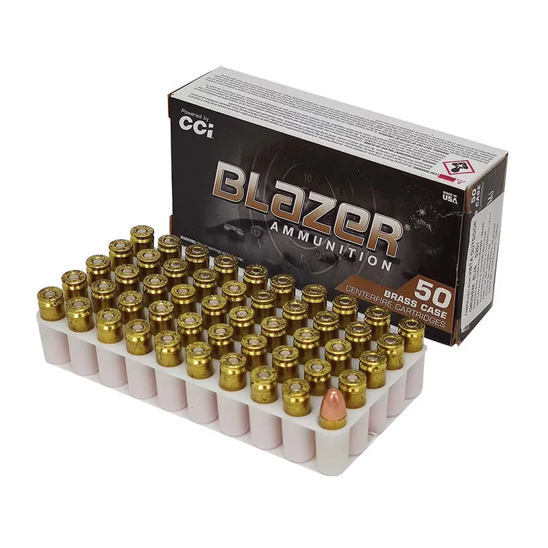 Imagem de Muni&ccedil;&otilde;es CCI Blazer 9mm Luger 124grs FMJ