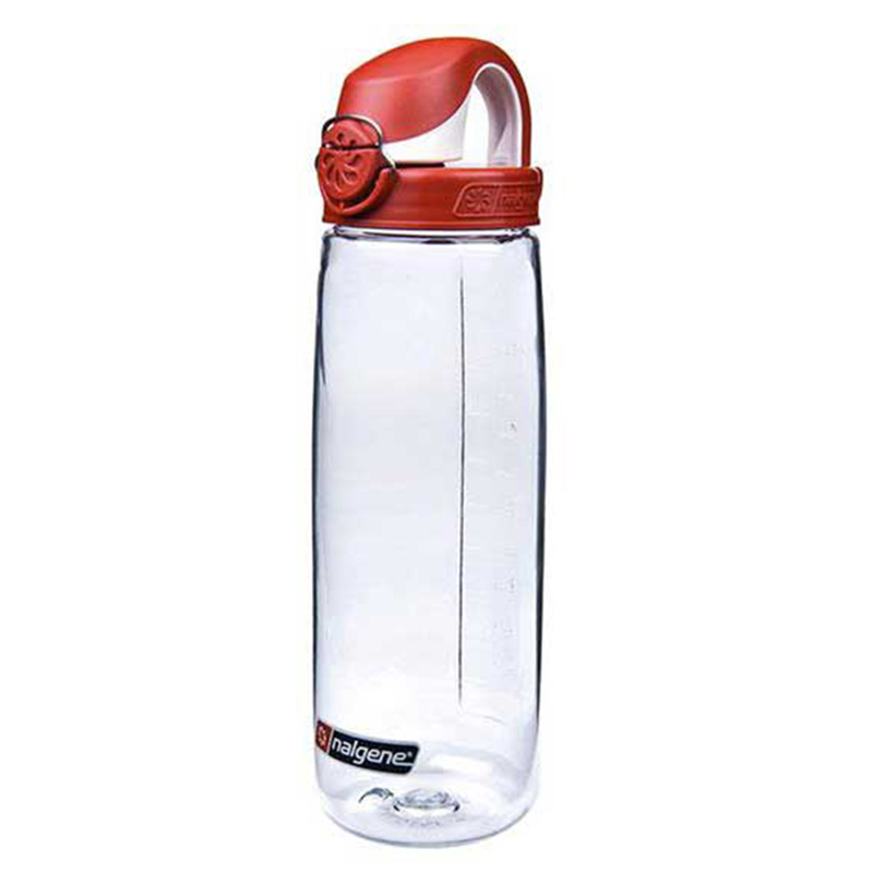 Imagem de Garrafa Nalgene OTF 700ml transp.c/ tampa vermelha