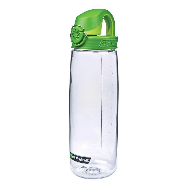 Imagem de Garrafa Nalgene OTF 700ml transp.c/ tampa verde