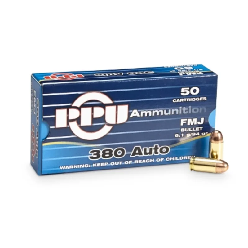 Imagem de Muni&ccedil;&otilde;es PPU 380Auto (9mm Curto) 94gr FMJ