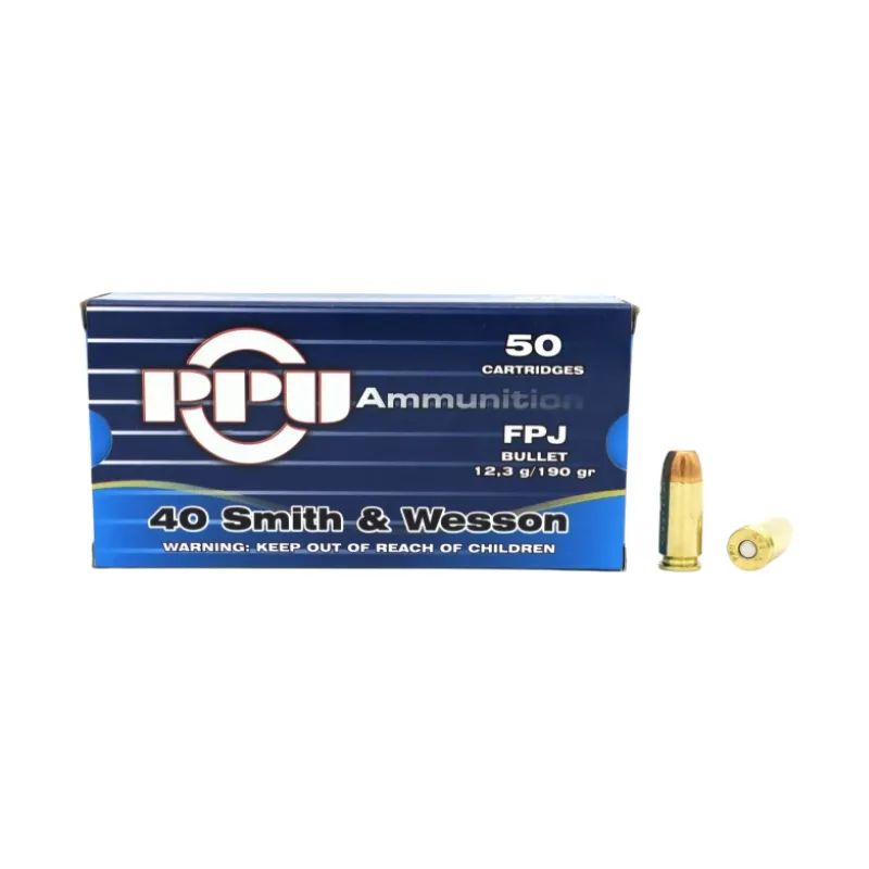 Imagem de Muni&ccedil;&otilde;es PPU .40S&W 190gr FPJ