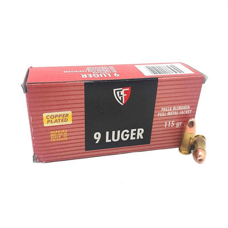 Imagem de Mun. Fiocchi 9mm FMJ 115gr cx50