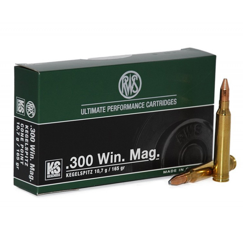 Imagem de Mun. RWS 300 Win Mag KS 165 grains
