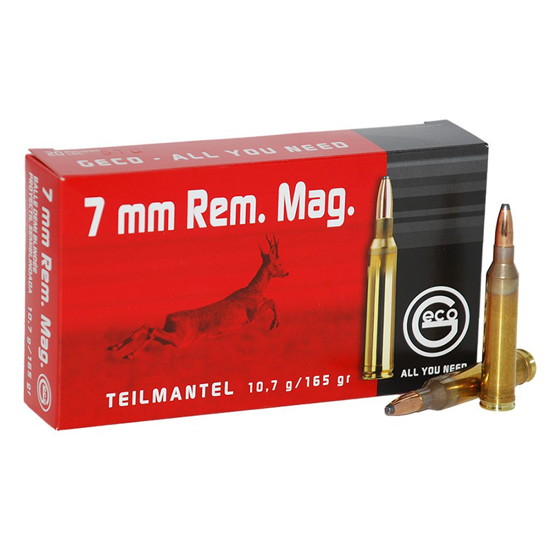 Imagem de Muni&ccedil;&atilde;o Geco 7mm Rem. Mag 165 Gr Teilmantel