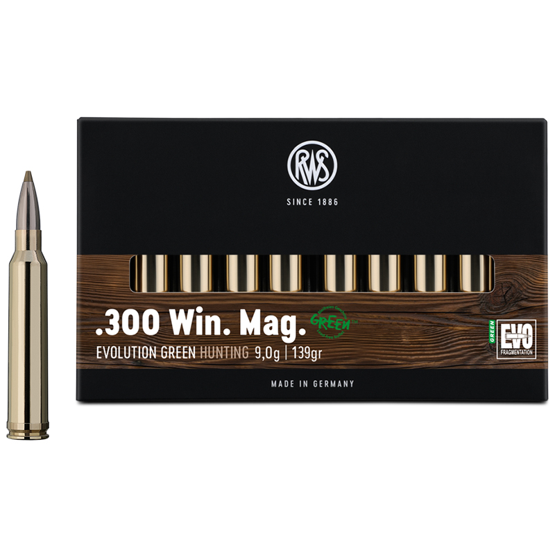 Imagem de Mun.CG RWS .300win Evo Green 136 Gr