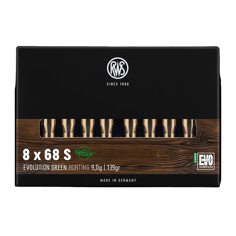 Imagem de Mun. RWS 8x68S Evo Green 139gr