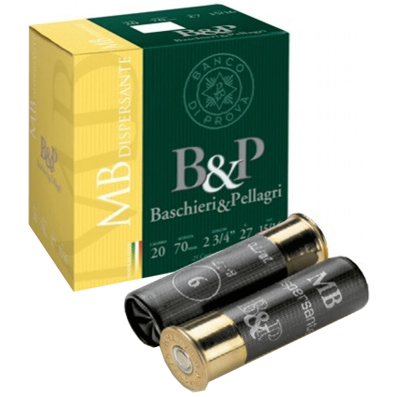 Imagem de Cx 25 Cartuhos  B&P MB Dispersante Cal 20