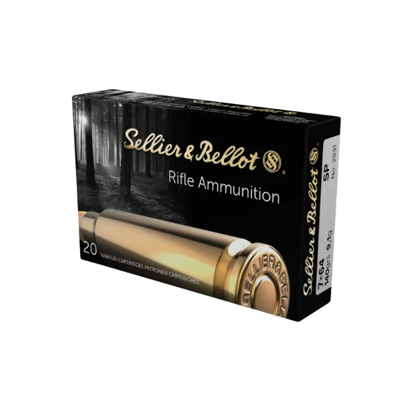 Imagem de Balas Sellier & Bellot 7x64 SP 140Gr