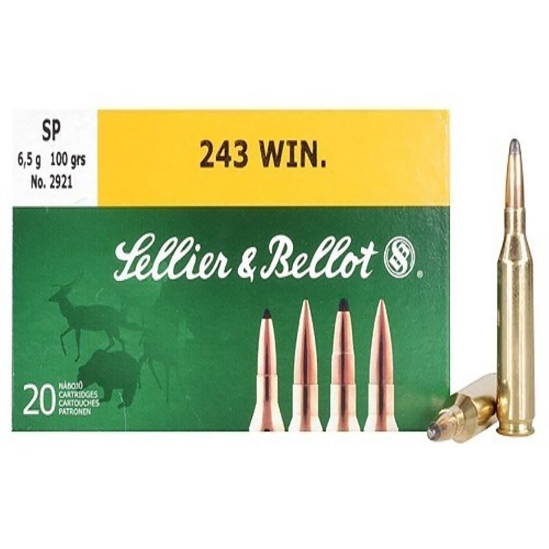 Imagem de Balas Sellier & Bellot 243WIN SP 100GR