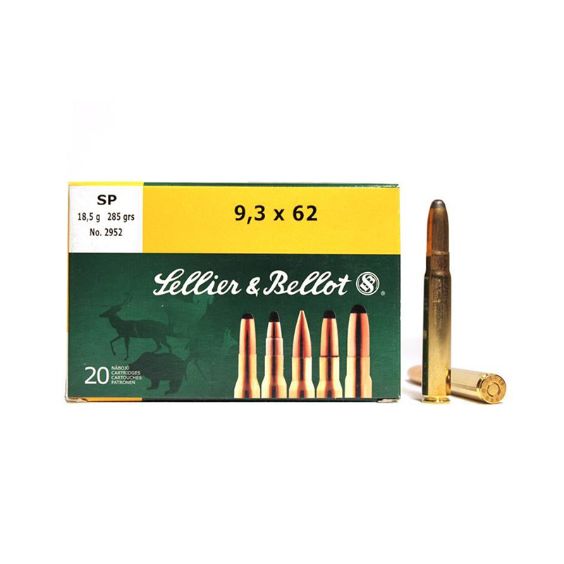 Imagem de Balas Sellier & Bellot 9,3x62 SP285grs