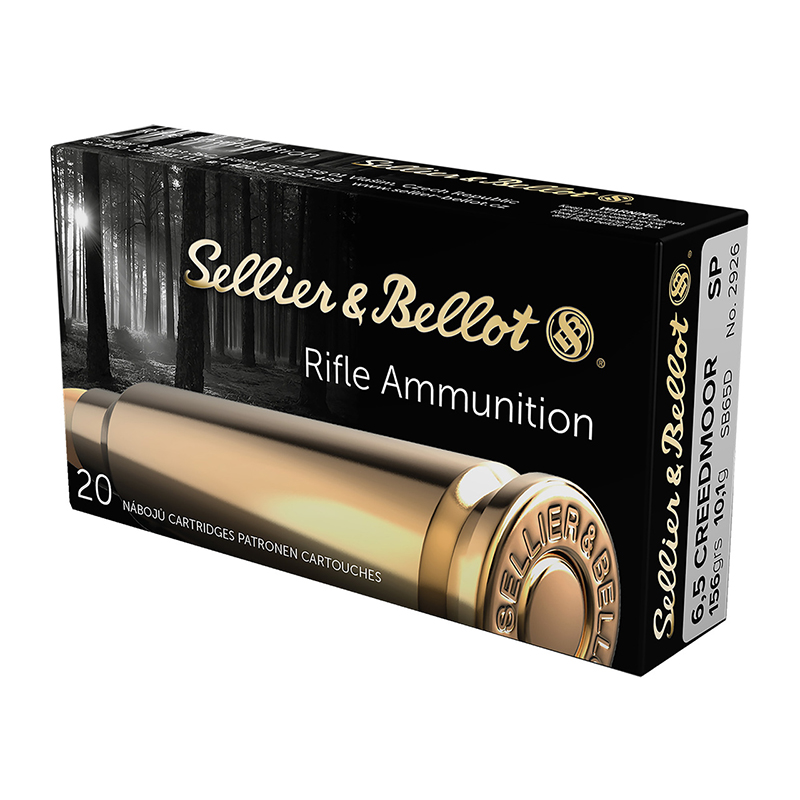 Imagem de Balas Sellier & Bellot 6,5 Creedmoor  SP 156Grs
