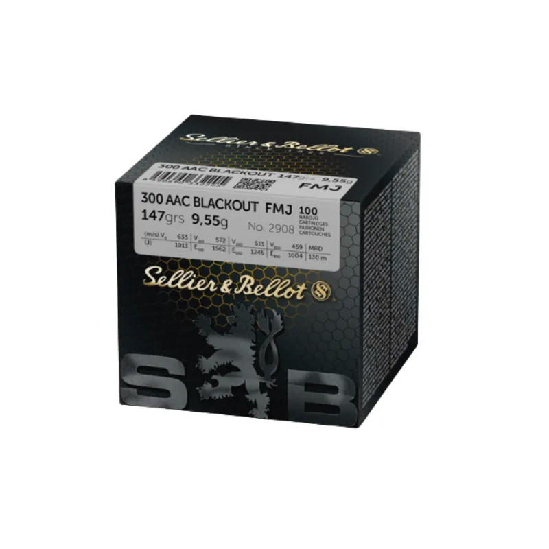 Imagem de Balas Sellier & Bellot .300AAC Blackout 147Gr FMJ