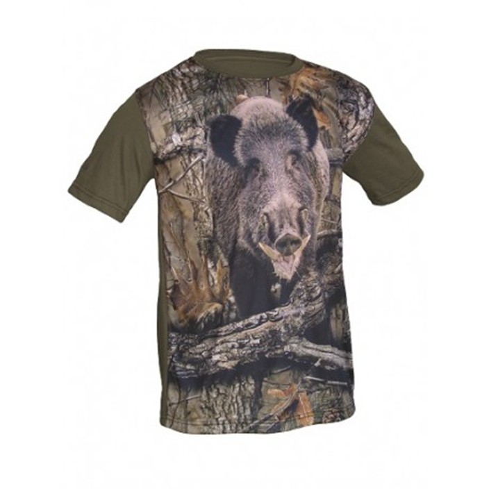 Imagem de Tishirt Javali 3D Camu