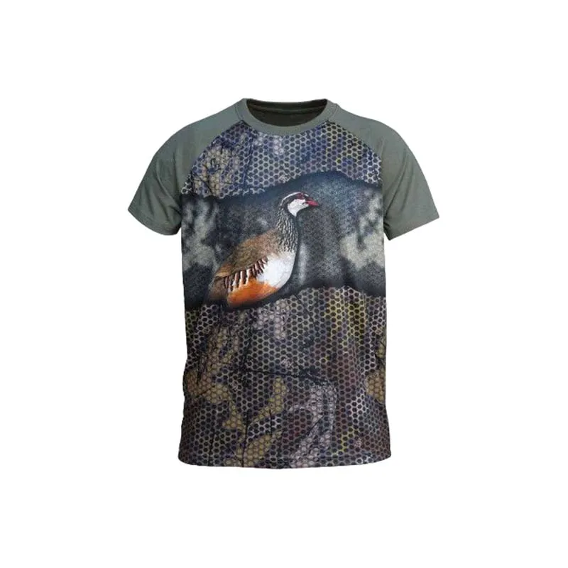 Imagem de T-shirt Forest-Print 3D Perdiz