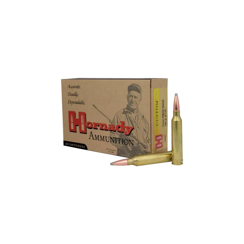 Imagem de Balas Hornady 7MM Rem Mag 162 Grs BTSP