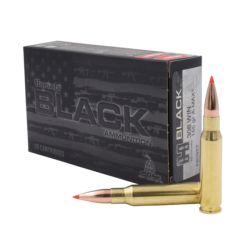 Imagem de Balas Hornady 308win 155 GR A-Max Black