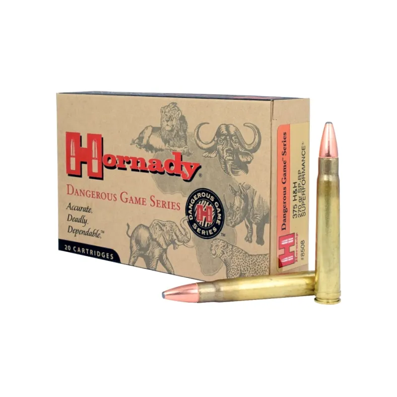 Imagem de Balas Hornady 375 H&H 270gr SP-RP SPF