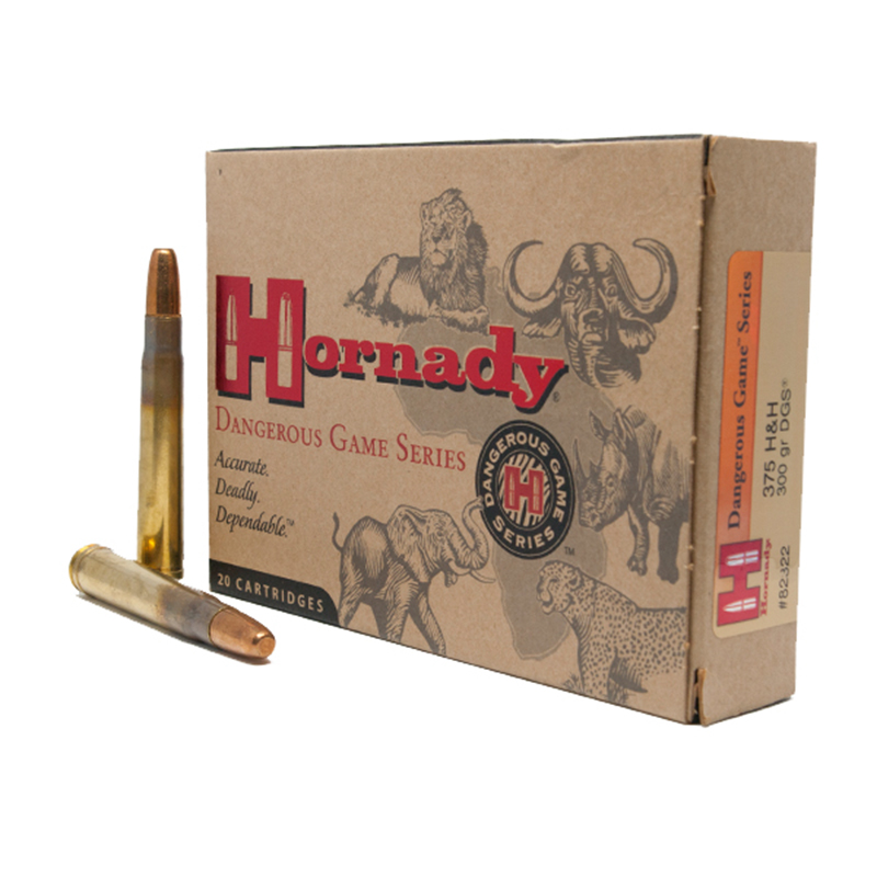 Imagem de Balas Hornady 375 H&H 300 GR DGX