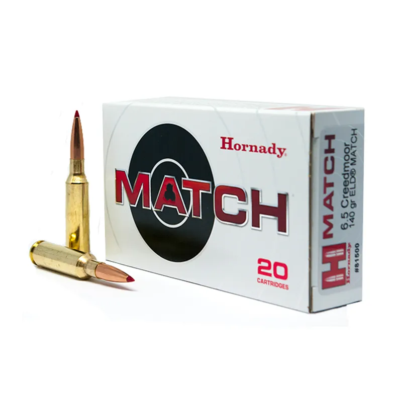Imagem de Balas Hornady 6.5 Creedmoor 140gr Match