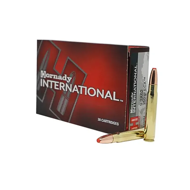 Imagem de Balas Hornady 9.3x62 250gr INTL ECX