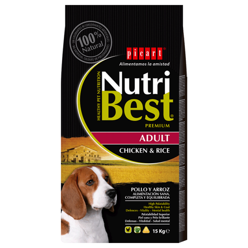 Imagem de Nutribest Adulto Chicken & Rice 3Kg