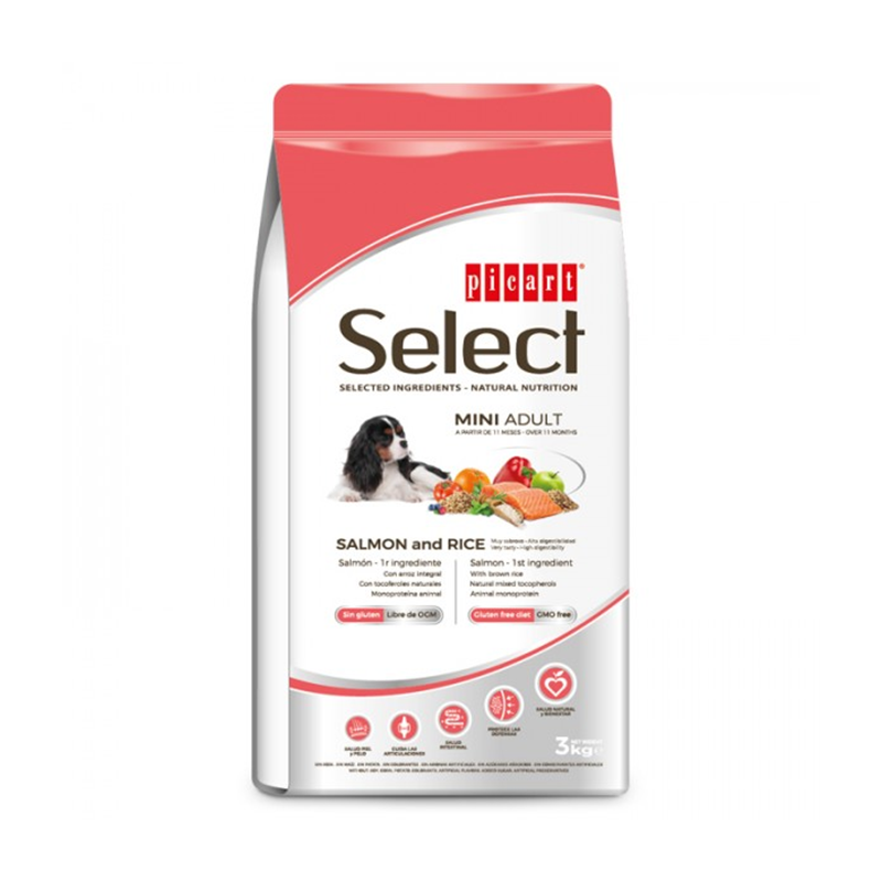 Imagem de Select Adult Mini Salm&atilde;o & Rice 3 Kg