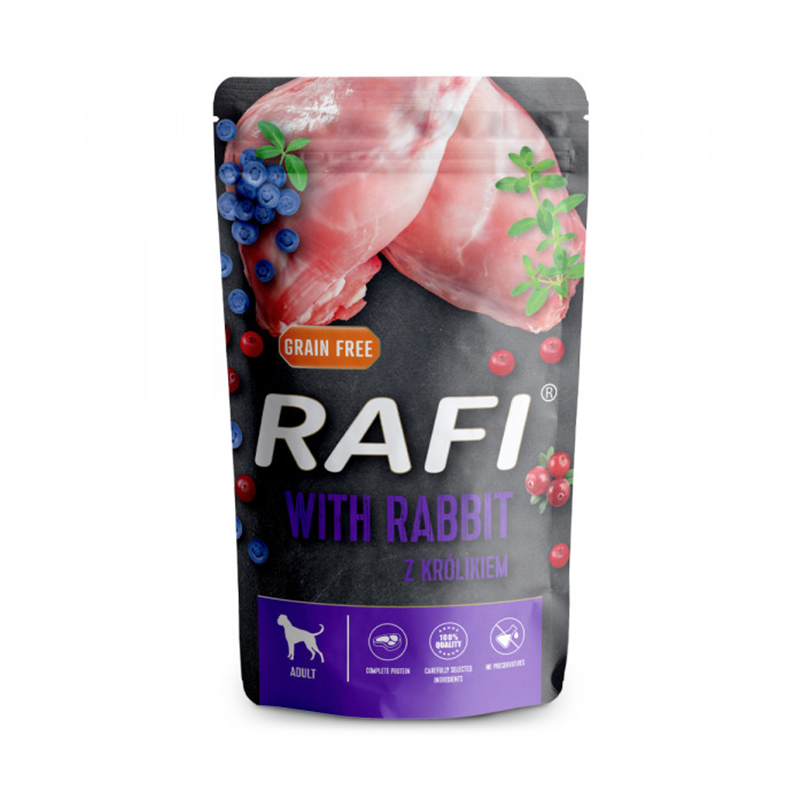 Imagem de Rafi Pat&eacute; Coelho Arandos e Mirtilos 500g