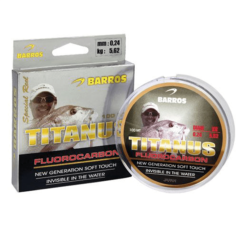 Imagem de Fio Fluorocarbon Barros Titanus100m/0,24