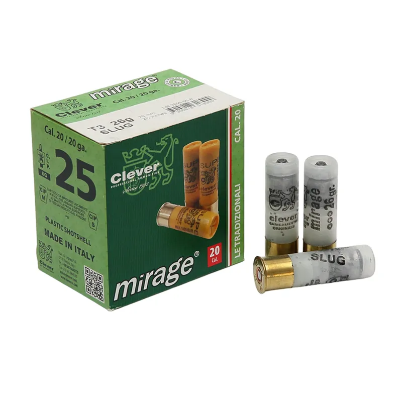 Imagem de Cx 25 Balas Mirage Cal.20