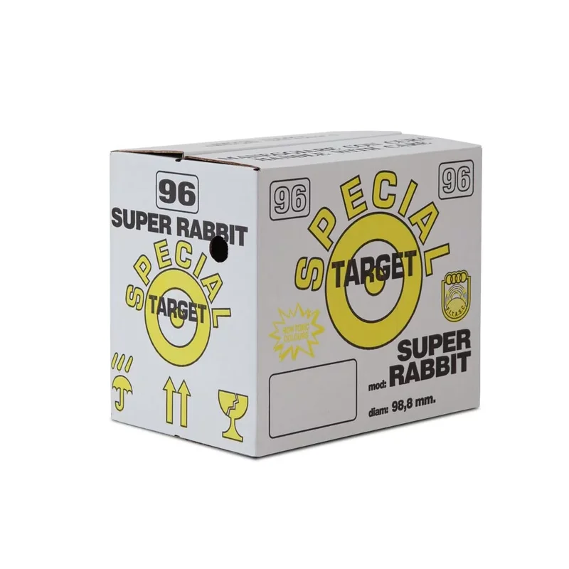 Imagem de Cx 96 Pratos EuroTarget Super Rabbit Orange