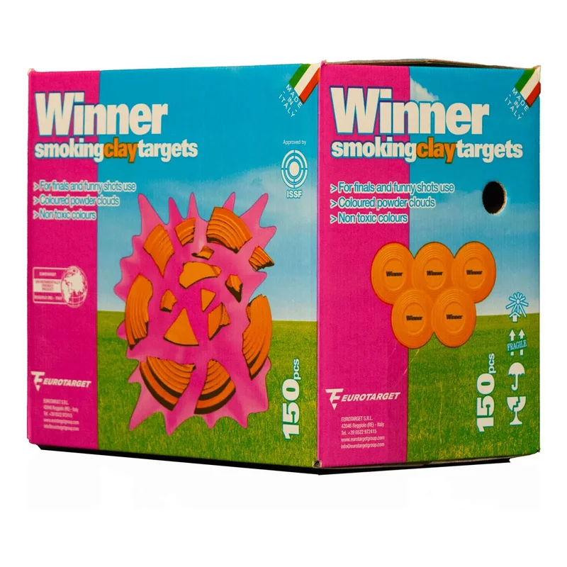 Imagem de Cx 150 Pratos EuroTarget Winner Orange Florescent Purple Flash