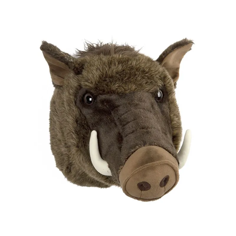 Imagem de Peluche Trofeu Cabe&ccedil;a Javali 45cm