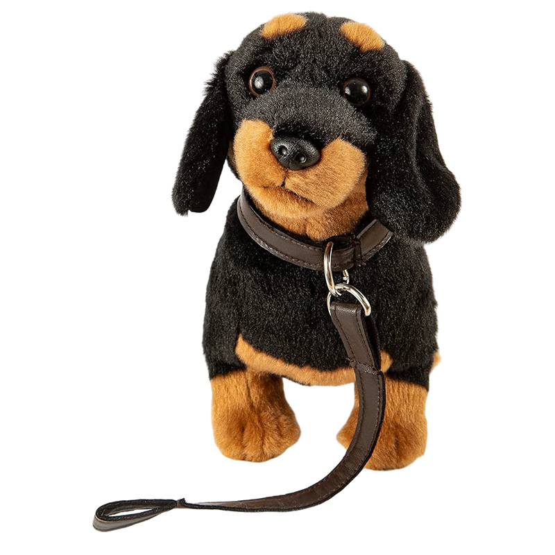 Imagem de Peluche Teckel com trela 28 cm