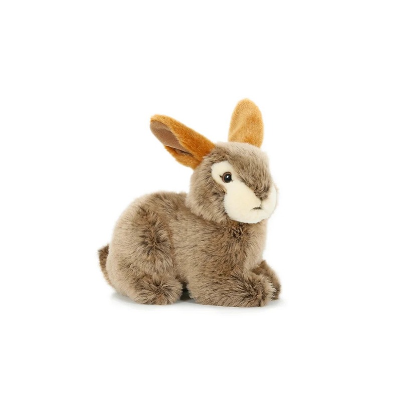 Imagem de Peluche Coelho Castanho Deitado 20 cm