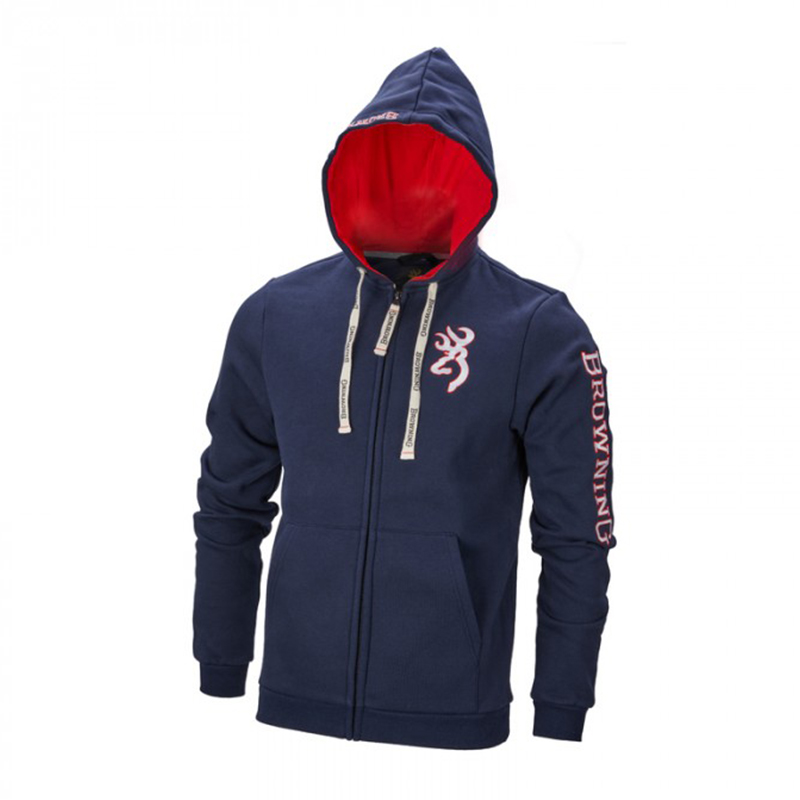 Imagem de Sweatshirt Browning Snapshoot Fecho Zip Dark Navy