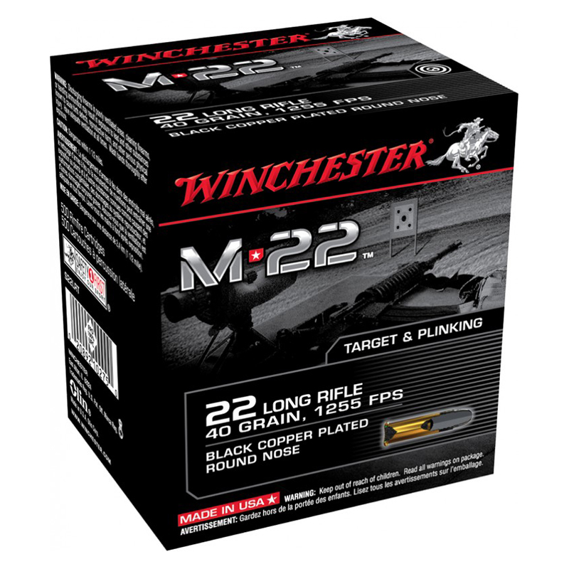 Imagem de Mun. Winchester.22LR M22 40gr LRN Black cx.400