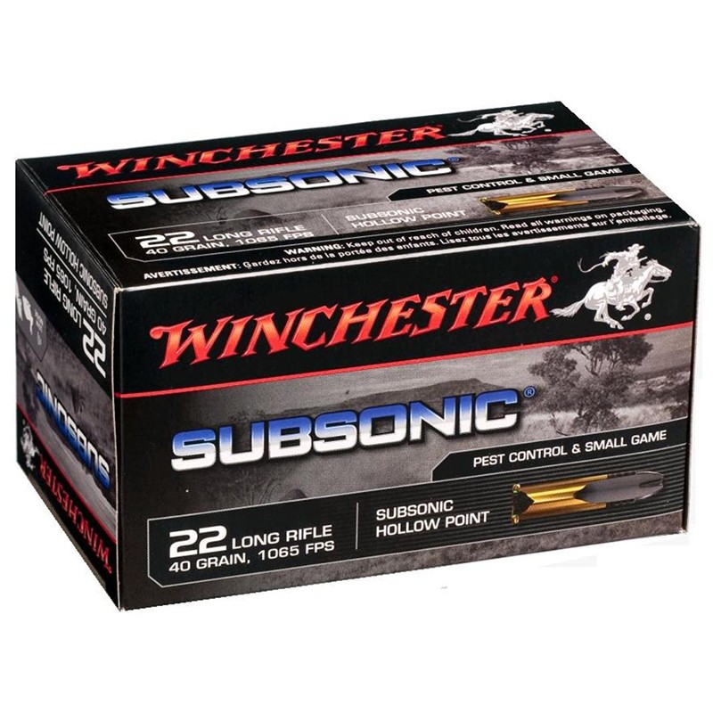 Imagem de Mun. Winchester.22LR Subsonic 40gr TLS