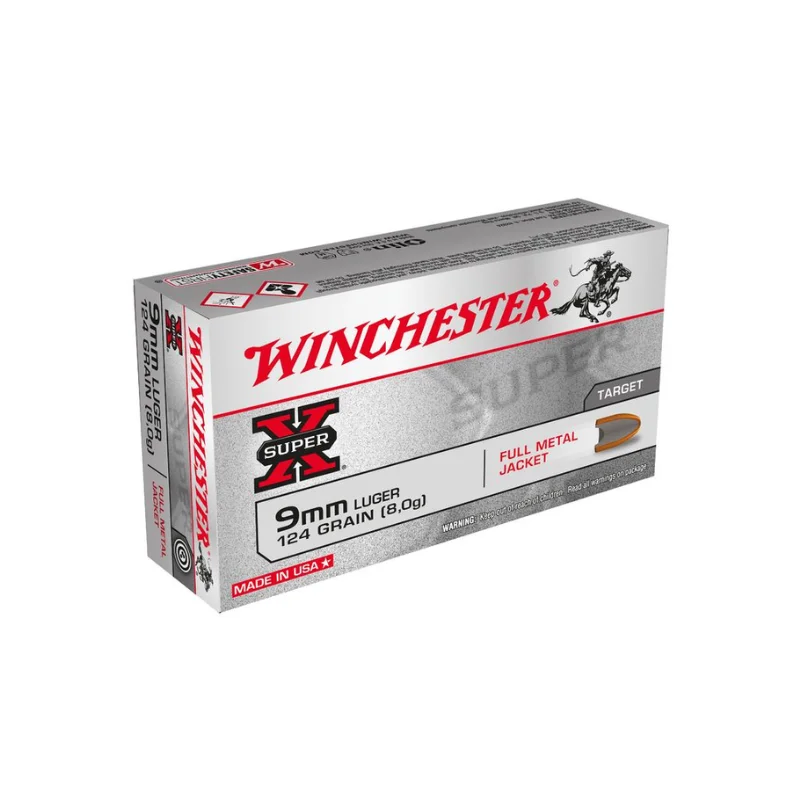 Imagem de Mun. Winchester 9mm 124Gr FMJ